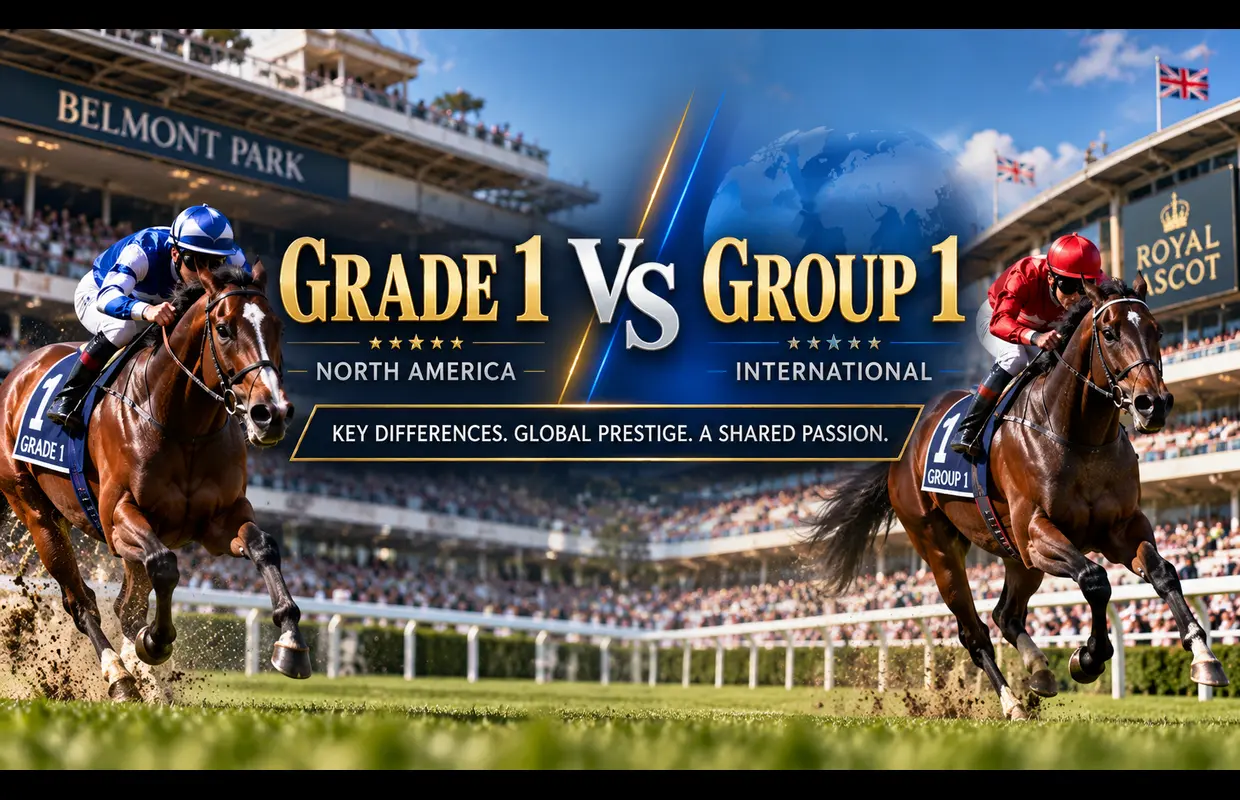 Grade 1 vs Group 1 horse racing
